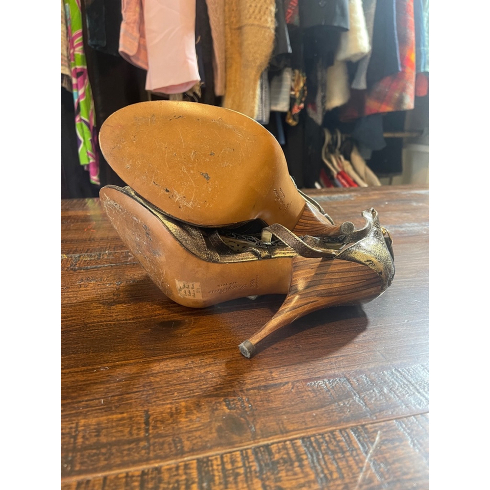 Tracy Reese New York Heels Leather Size 39.5 - Picture 6 of 15